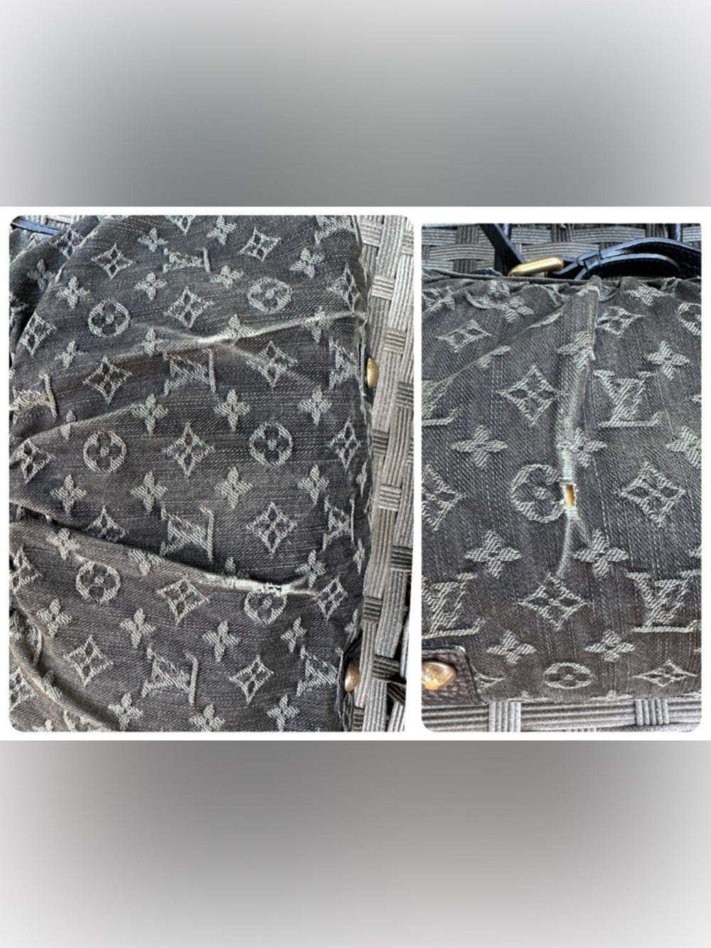 🖤Louis Vuitton Monogram Neo Cabby in Black Denim - Picture 13 of 16